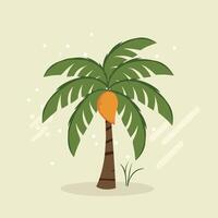 palm tree illustration vector