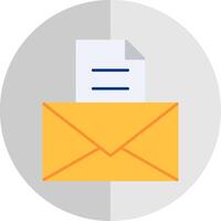 Email Flat Scale Icon vector