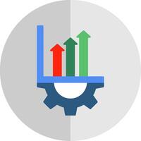 Setting Flat Scale Icon vector