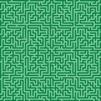 Green natural grass geometric rounded maze vector