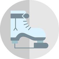 Ice Skate Flat Scale Icon vector