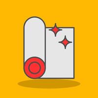Fabric Filled Shadow Icon vector
