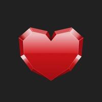 Valentines Day Card With Heart vector