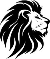 Lion, Minimalist and Simple Silhouette - illustration vector