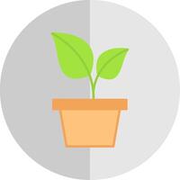Plant Flat Scale Icon vector