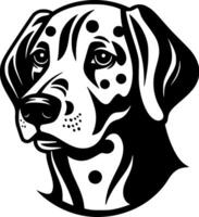 Dalmatian - Minimalist and Flat Logo - illustration vector