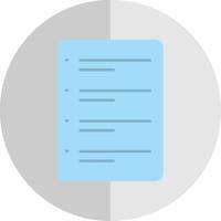 To Do List Flat Scale Icon vector