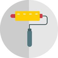 Lint Roller Flat Scale Icon vector