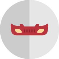 Bumper Flat Scale Icon vector