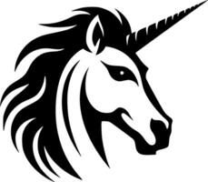 unicornio, minimalista y sencillo silueta - ilustración vector