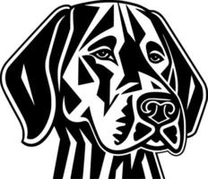 Dalmatian, Black and White illustration vector