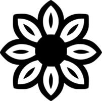 flor - minimalista y plano logo - ilustración vector