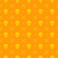 Halloween seamless pattern design for background vector