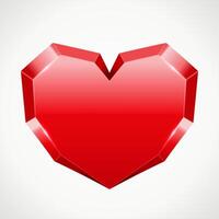Elegant Valentines Day Card Design With Heart Motif vector