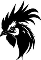 Rooster - Minimalist and Flat Logo - illustration vector