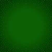 St Patrick's Day Irish flying green clover lucky petals circle frame background template vector