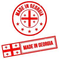 Made in Georgia Stamp Sign Grunge Style vector