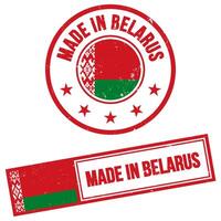 Made in Belarus Stamp Sign Grunge Style vector