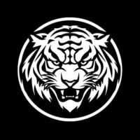 tigre, minimalista y sencillo silueta - ilustración vector