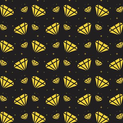 Yellow diamond notable trendy multicolor repeating pattern illustration background design