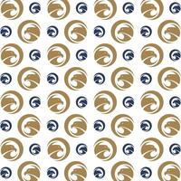 Eagle grand trendy multicolor repeating pattern illustration background design vector