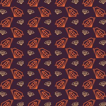 Diamond standard trendy multicolor repeating pattern illustration background design vector