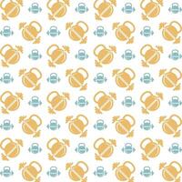 Kettlebell awful trendy multicolor repeating pattern illustration background design vector