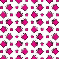 Gift awful trendy multicolor repeating pattern illustration background design vector