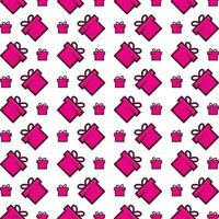 Gift awful trendy multicolor repeating pattern illustration background design vector