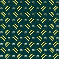 Chair interesting trendy multicolor repeating pattern illustration yellow design vector