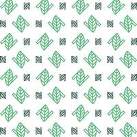 Natural Leaf awful trendy multicolor repeating pattern illustration background design vector
