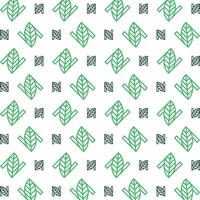 Natural Leaf awful trendy multicolor repeating pattern illustration background design vector