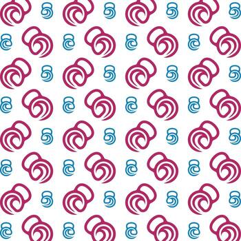 pesas rusas grandioso de moda multicolor repitiendo modelo ilustración antecedentes diseño vector