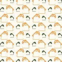 Shopping noticeable trendy multicolor repeating pattern illustration background design vector