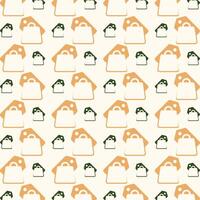 Shopping noticeable trendy multicolor repeating pattern illustration background design vector