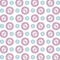Specs face grand trendy multicolor repeating pattern illustration background design vector