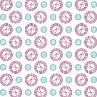 Specs face grand trendy multicolor repeating pattern illustration background design vector