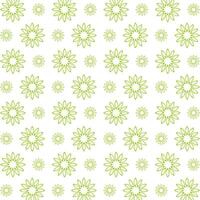 Green flower energizing trendy multicolor repeating pattern illustration background design vector