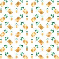 Pineapple high class trendy multicolor repeating pattern illustration design vector