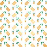 Pineapple high class trendy multicolor repeating pattern illustration design vector