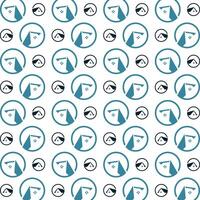 Real estate noticeable trendy multicolor repeating pattern illustration background design vector