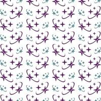 Space smooth trendy multicolor repeating pattern illustration background design vector