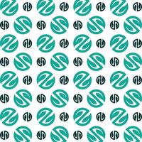 N leaf noticeable trendy multicolor repeating pattern illustration background design vector