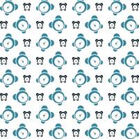 Clock noticeable trendy multicolor repeating pattern illustration background design vector