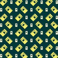 Study interesting trendy multicolor repeating pattern illustration yellow design vector