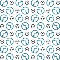 Mountain noticeable trendy multicolor repeating pattern illustration background design vector