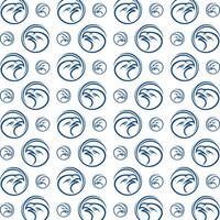Eagle high class trendy multicolor repeating pattern illustration design vector