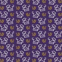 Clothing high class trendy multicolor repeating pattern illustration design vector