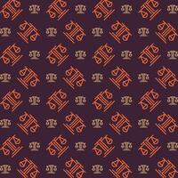 Law standard trendy multicolor repeating pattern illustration background design vector