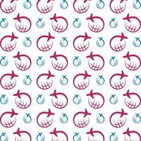 Travel grand trendy multicolor repeating pattern illustration background design vector